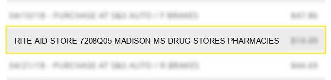rite aid store 7208q05 madison ms drug stores pharmacies