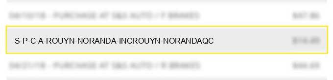 s p c a rouyn noranda incrouyn-norandaqc