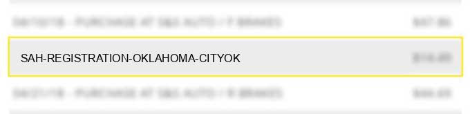 sah registration oklahoma cityok