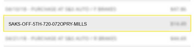 saks off 5th 720 072opry mills