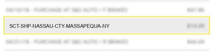 sct shp nassau cty massapequa ny