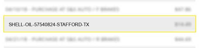 shell oil 57540824 stafford tx