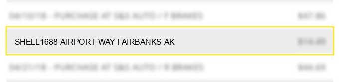 shell/1688 airport way fairbanks ak