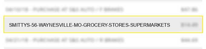 smitty's #56 waynesville mo grocery stores supermarkets