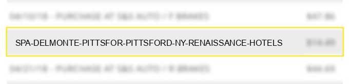 spa @delmonte pittsfor pittsford ny renaissance hotels