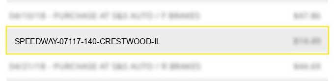 speedway 07117 140 crestwood il