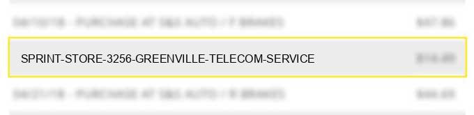 sprint store #3256 greenville telecom service