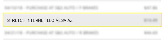 stretch internet llc mesa az