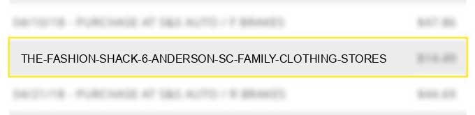 the fashion shack #6 anderson sc family clothing stores