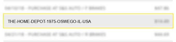 the home depot 1975 oswego il usa