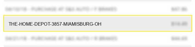 the home depot 3857 miamisburg oh