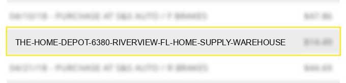 the home depot #6380 riverview fl home supply warehouse