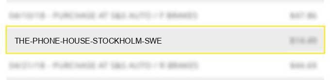 the phone house stockholm swe