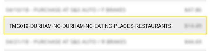 tmg019 durham, nc durham nc eating places restaurants