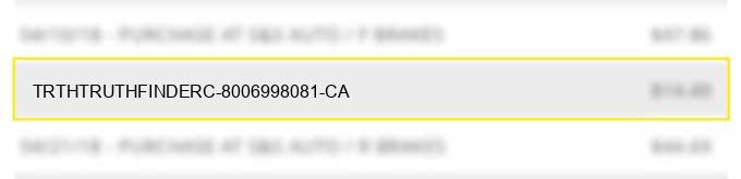 trth*truthfinder.c 8006998081 ca