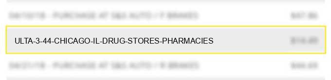 ulta 3 #44 chicago il drug stores pharmacies
