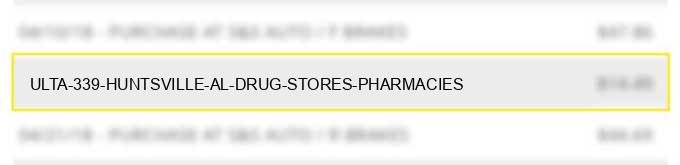 ulta #339 huntsville al drug stores pharmacies