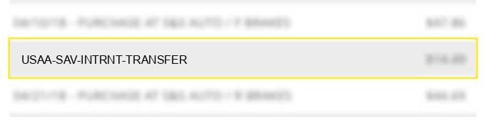 usaa sav-intrnt transfer