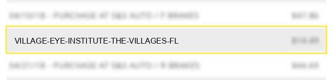 village eye institute the villages fl