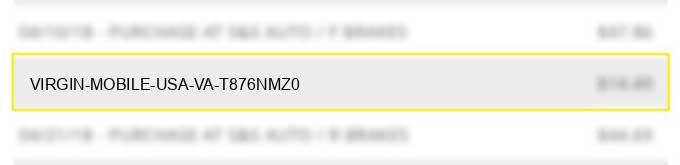 virgin mobile usa va t876nmz0