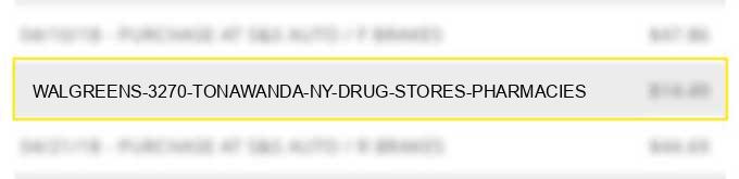 walgreens #3270 tonawanda ny drug stores pharmacies