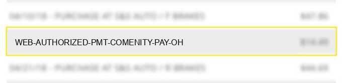 web authorized pmt comenity pay oh