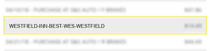 westfield inn best wes westfield