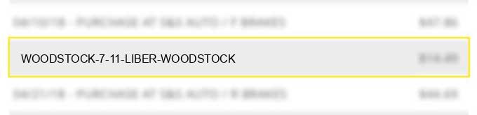 woodstock 7-11 / liber woodstock