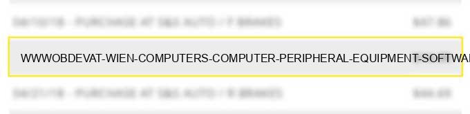 www.obdev.at wien computers computer peripheral equipment software